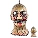 Halloween Props Scary Hanging Severed Head Decorations,Life-Size Bloody Cut Off Corpse Head Ghost Animated Zombie Head for Haunted Houses Party Decor Funny Festive Supplies (style12)