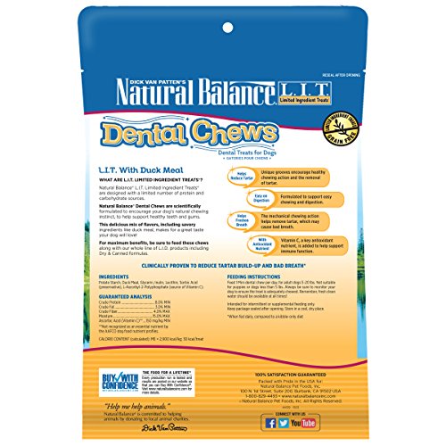 natural balance dental chews mini