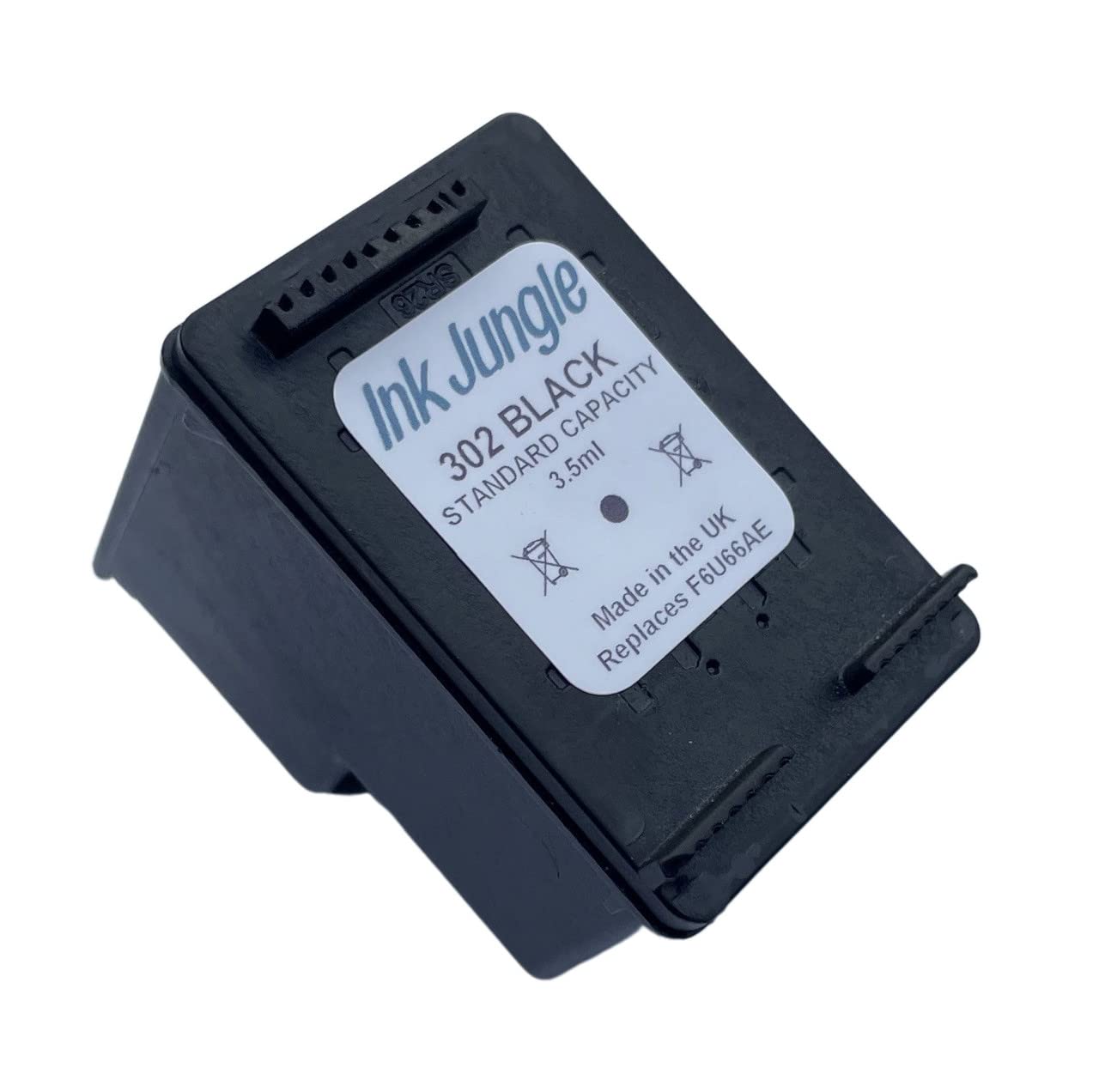 Ink Jungle Refilled 302 Black Ink Cartridge For HP ENVY 4527 Printer
