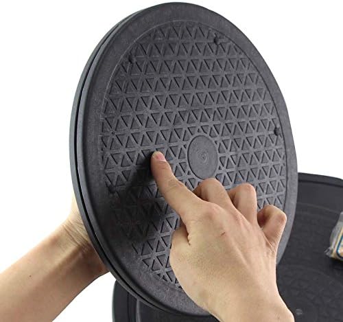 ANJUY Double Side Ball Bearings Clay Sculpture Pottery,30CM-360 DegreesToy Model Display Rotating Swivel Stand Turntable