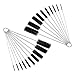 Xpassion Nylon Tube Brush Set Nylon Cleaning Brushes 20 Pieces for Drinking Straws Glasses Keyboards Jewelry Cleaning,Antistatic Brushes,Beaker Cleaning Brushes