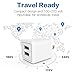 Wall Charger, [2-Pack] 2.4Amp Taymanso 2-Port USB Wall Charger Home Travel Plug Power Adapter for iPhone X 8/7/6 Plus SE/5S/4S,iPad, iPod, Samsung Galaxy S7 S6, HTC, LG, Table, Motorola and More