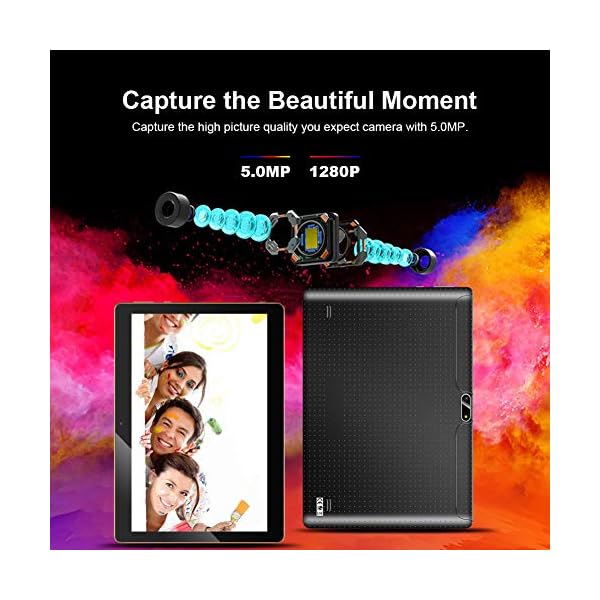 Padgene 10.1 Inch Google Android 10 Tablet, Phablet Tablets Pad with Dual Sim Card Slot, 2GB RAM 32GB ROM(TF 128GB),10.1…