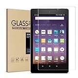 Amazon Kindle Fire HD 8 Screen Protector Tempered Glass Screen Protector for Kindle Fire HD 8 Tablet (7th 2017 Release)