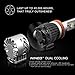 NINEO H13 LED Headlight Bulbs,9008 Hi/Lo beam,CREE XHP50 Chips,360 Degree Adjustable Beam Pattern Conversion Kit 6500K 12,000Lm