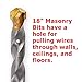 IVY Classic 10356 3/4 x 18-Inch Premium Carbide Masonry Drill Bit, 1/2-Inch Reduced Shank, 1/Card