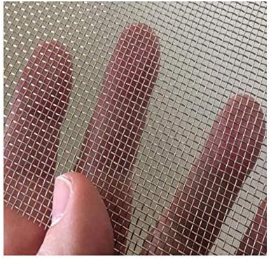 4 Pack Stainless Steel Woven Wire Mesh SS304 TORISSieve Cooking Wire Mesh Replacements Cabinets Wire Mesh Stainless Steel Pest Proofing Air Brick Vent Cover(300x600mm)
