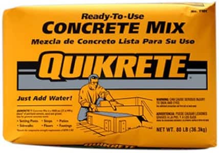 Amazon Com Quickrete 110180 80lb Concrete Mix Home Improvement