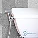 SmarterFresh Curved Bidet Sprayer Head Only, Stainless Steel Brushed Nickel Diaper Sprayer Bidet Head
