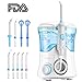 Water Flosser, ELLESYE FDA Approved 600ml Capacity Dental Oral Irrigator with 9 Multifunctional Jet Tips for Family Use, Leak-Proof Quiet Design (50db) Dental Flosser, 10 Stepless Pressure Settings