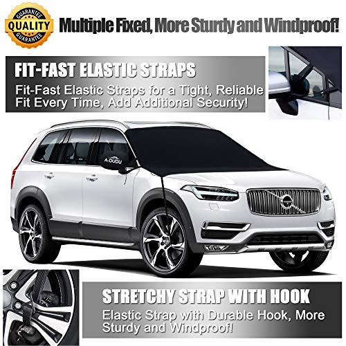 3 Windshield+Thicker+Magnets+Windproof+Waterproof