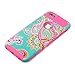 Iphone 6 Case, CQSTORE(TM) 2in1 Protective iPhone 6s Case, Soft and Armor Hybrid Phone Case for iphone 6 with Paisley Flower(Hot Pink)