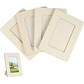 20 Pcs Wooden Picture Frames for Kids Diy Projects, Unfinished Wood Photo Frames for Painting and Crafting, Ideal for Childre