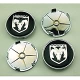 4pcs W063 68mm Car Styling Accessories Emblem Badge Sticker Wheel Hub Caps Centre Cover DODGE Ram AVENGER CHARGER DART CHALLENGER Durango JOURNEY GRAND CARAVAN