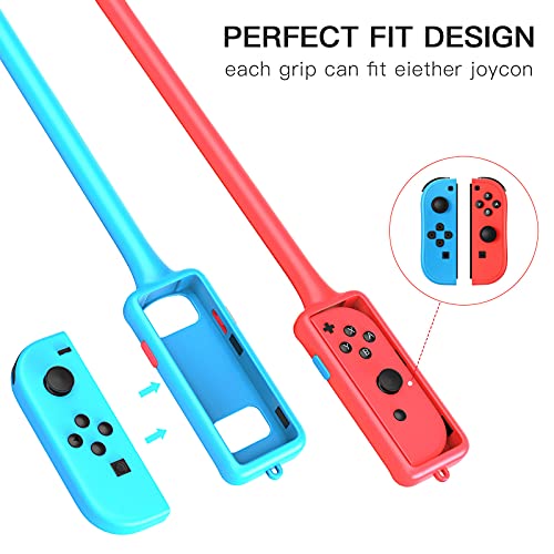 (2 Pack) Hastraith Golf Clubs Controller for Nintendo Switch, Golf