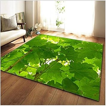 Amazon Com Mmyudt Living Room Carpet Leaf Living Room Rug Carpets For Living Room Floor Mats Bedroom Rugs Carpets Living Room Furniture Decor