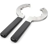T114W Spanner Wrench Set Compatible with QA1 Coilover Shock Absorber Struts | Adjustable Struts &amp; Suspension Spanner Wrench Tool, Solid Zinc-Plated Steel with Rubber Handle