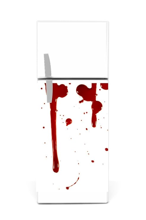 Frigorífico Etiqueta 60 x 90 cm sangre: Amazon.es: Jardín