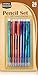 Pack of 24 Art Frenzy Premium Multi Color Shimmery Pencils - Bold Fine Point - Retractable and Refillable Mechanical Pencils - Assorted Colors - by Utopia Homes
