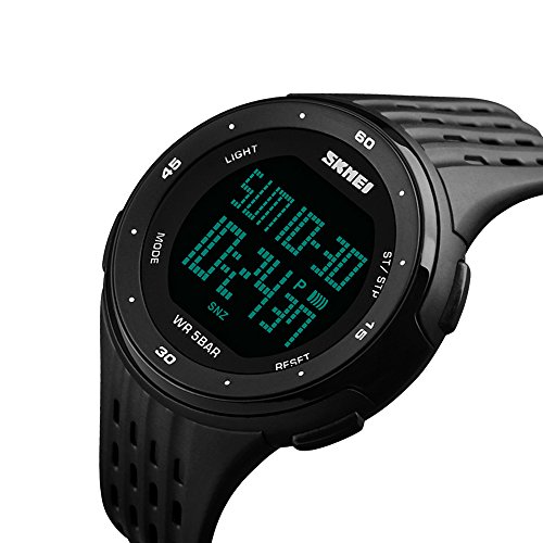 Men s digital sport watches built-in led backlight 50m …