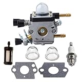 Hipa C1Q-S68G Carburetor for Stihl BG45 BG46 BG55 BG65 BG85 SH55 SH85 Leaf Blower C1Q-S68 4229 120 0606 Carb with Primer Bulb Spark Plug Fuel Filter Gasket