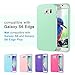 Samsung Galaxy S6 edge Case, 5 Pcs Ace Teah Premium Slim Fit Shock Proof Flexible TPU Protective cover [ Non - Slip ] Bumper Case for Galaxy S6 edge - Pink, Plum, Sky Blue, Green, Deep Purple