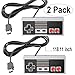 NES Classic Controller with 10FT Cable [2-Pack] for NES Classic Edition Mini,SNES Classic 2017 - Wired Joypad/Gamepad Console