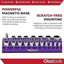 Olsa Tools Magnetic Socket Holder | 1/2-inch Drive