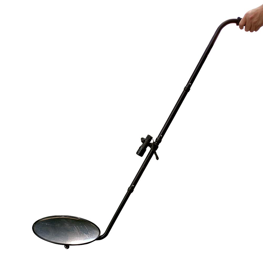 Under Vehicle Inspection Mirror 12Inch Diameter Security Mirror with