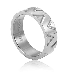 MAN-IQUE AUTHENTIC Handmade Plated Tri-Ring