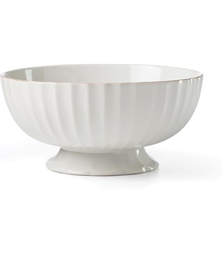 Amazon.com | Lenox French Perle Scallop Serving Bowl, 3.60 LB
