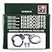 Ace Martial Arts Supply Professional Grade Police Edition Heavy Duty Security Handcuffs Silver Chrome Steel Double Lock with case (Silver)thumb 4