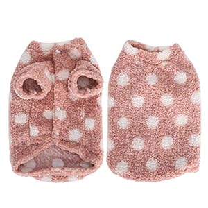 Huisdier Winterkleding, Herfst Winter Zachte Hondenjas Jas Kleding Roze Pluche Katoenen Puppy Dikker Warme Kleding voor…