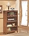 Ashley Furniture Signature Design - Cross Island Medium Office Bookcase - 3 Adjustable Shelves - Casual - Medium Brown Finish