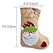 SANNO Christmas Stocking,Cable Knit Christmas Stockings with Plush Faux Fur for Family Holiday Decorations, 18