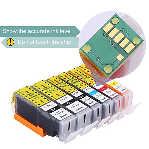 Rxlife Inks and Toner Cartridges Compatible for Canon PGI-250 CLI-251 PGI-250XL CLI-251XL Replacement for Inkjet Printers CLI251xl pgi250xl Pixma IP7220, MG5420, MG6320, MX722, MX922 (20 Pack)