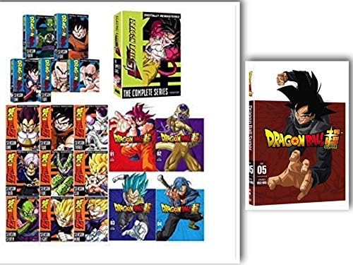Dragon Ball 1-5/Dragonball Z 1-9/Dragon Ball Z Super 1-5/Dragon Ball GT 1-2: Complete Series DVD Collection