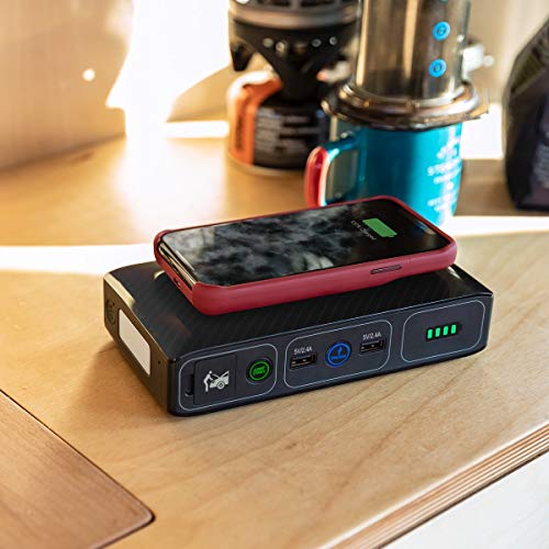 HALO Bolt Wireless ACDC 44400 mWh Car Jump Starter with AC Outlet and
