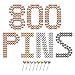 Little Otter Metal Push Pins (800pcs) - 4 Decorative Metallic Colors Thumb Tacks Map Pins l Great for Scratch Travel Map, Bulletin Board, Cork Board,Shadow Box l DIY Cubicle Wall Photo Decoration