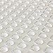 Rok Hardware 144 Pack Round Small Clear Soft Close Cabinet & Furniture Bumpers 9.5mm Diameter x 3.8mm - SCB03