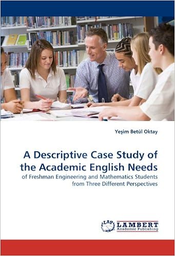 A Descriptive Case Study Of The Academic English Needs Of Freshman Engineering And Mathematics Students From Three Different Perspectives Oktay Ye Im Betul 9783838348483 Amazon Com Books
