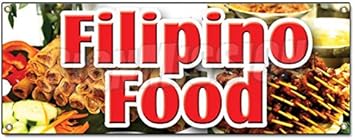 Filipino Food Banner Sign Street Foods Manila Amazon Com