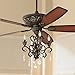 4-Light Oil-Rubbed Bronze Chandelier Ceiling Fan Light Kit