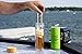 Glass Tea Tumbler | Tea Infuser Bottle, Loose Leaf Tea Tumbler, Fruit Infuser Water Bottle, Cold Brew Coffee Maker | Double Wall Borosilicate Glass Travel Tumbler (450ml, Green)