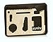 Bottle Opener Gift Set: 4 Stainless Steel Openers for Beer and Glass Bottles, Includes Handheld, Refrigerator Magnet, Dogtag and Wallet Sized 11-point Multi Tool in Rustic Burlap Bag