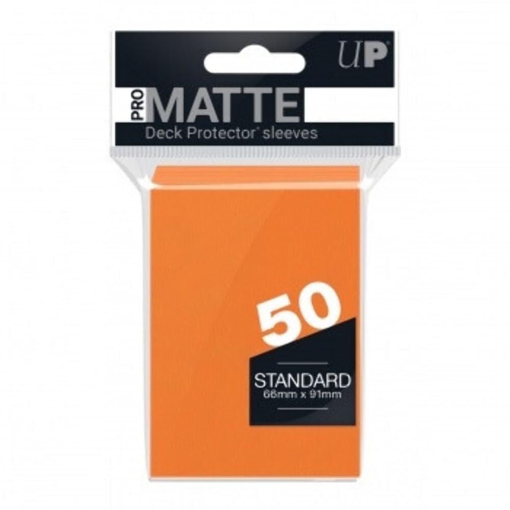 Ultra Pro SLEEVES Pro-Matte d12 Card Game (Orange)