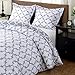 downluxe Printed King Size Comforter Set - Grey King Comforter, Soft Bedding Sets for All Seasons -3 Pieces - 1 Comforter (104