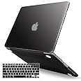 IBENZER Compatible with MacBook Pro 13 Inch Case 2015 2014 2013 end 2012 A1502 A1425, Hard Shell Case with Keyboard Cover for Old Version Apple Mac Pro Retina 13, Black, R13BK +1 A