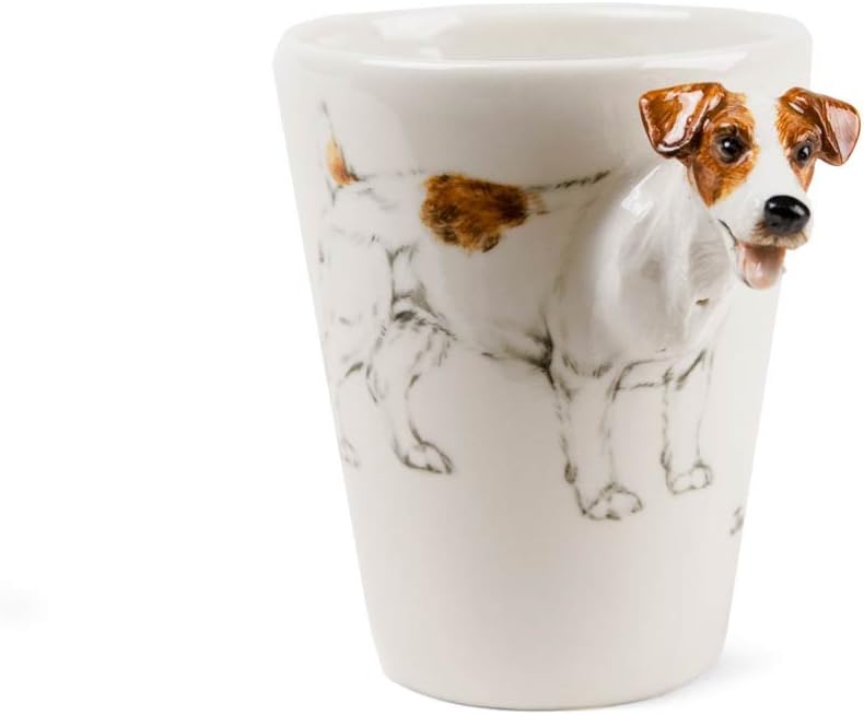 Jack Russell Handmade Coffee Mug Amazon.co.uk Kitchen & Home