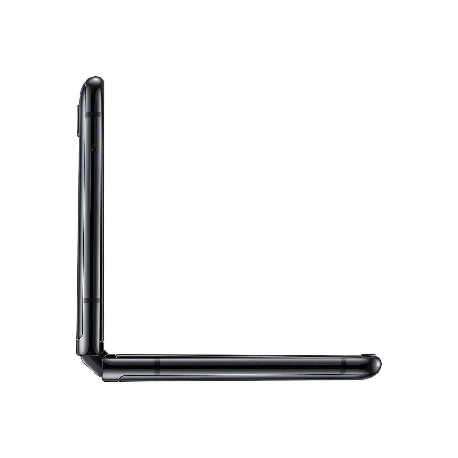 Samsung Galaxy Z Flip SM-F700F/DS Dual-SIM 256GB (GSM Only | No CDMA) Factory Unlocked Android 4G/LTE Smartphone - International Version (Mirror Black)